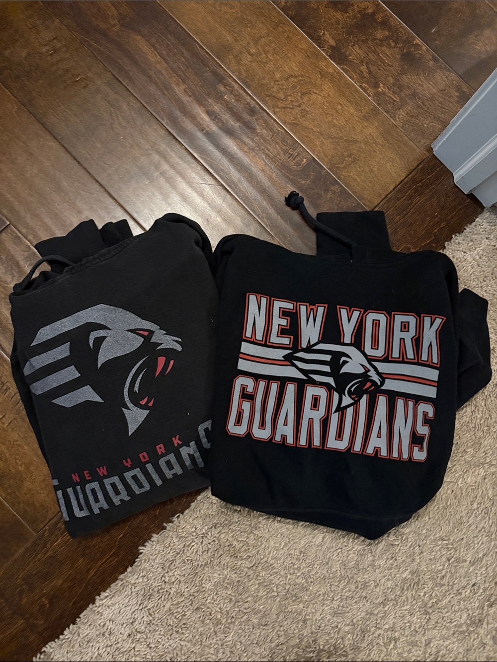XFL Football Hooded Sweatshirts Pair